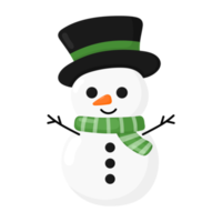 icono de muñeco de nieve de feliz navidad. png