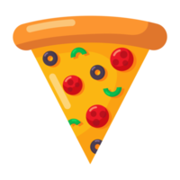 ícone de pizza dos desenhos animados. png