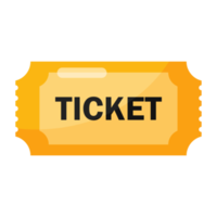 tekenfilm ticket icoon. png