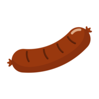 icône de saucisse de dessin animé. png