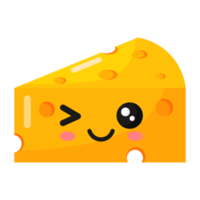 ícone de queijo dos desenhos animados. png