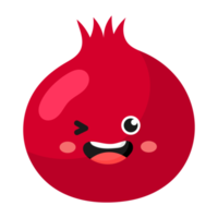 Cartoon Pomegranate icon. png
