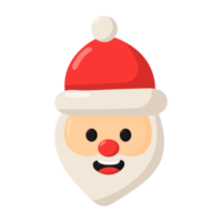 Santa claus icon flat. png