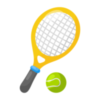 tennis racchetta e palla icona. png