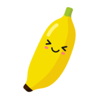ícone de banana dos desenhos animados. png