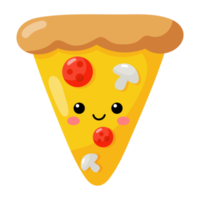 ícone de pizza dos desenhos animados. png