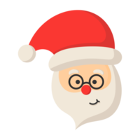 Weihnachtsmann-Symbol flach. png