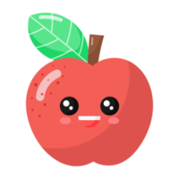 Red apple, fruit icon. png
