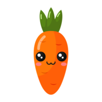 ícone de cenouras dos desenhos animados. png