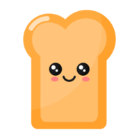 Cartoon Bread icon. png