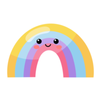 ícone do arco-íris dos desenhos animados png