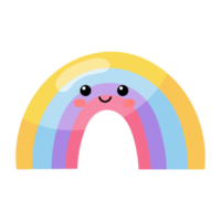 icono de arco iris de dibujos animados png