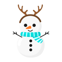 icono de muñeco de nieve de feliz navidad. png