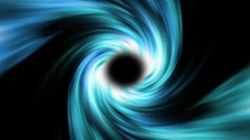 spazio vortice o wormhole o tempo tunnel, un' vortice animazione, neon raggiante raggi di iperspazio, digitale leggero tempo portale, vortice loopable, e iperspazio ordito tunnel attraverso tempo video