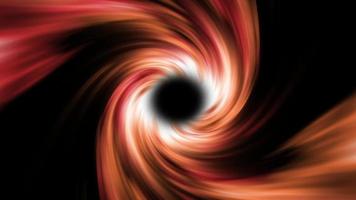 spazio vortice o wormhole o tempo tunnel, un' vortice animazione, neon raggiante raggi di iperspazio, digitale leggero tempo portale, vortice loopable, e iperspazio ordito tunnel attraverso tempo video