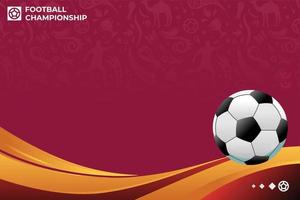 Football Background Vector. Football background for banner, card and flyer vector