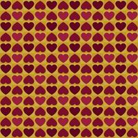 Seamless pattern with heart shapes vector