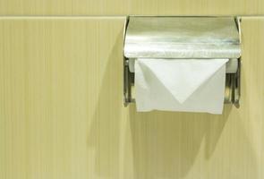 tissue paper or toilet paper on the wall photo