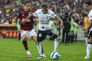 Rio, Brazil, august 9, 2022, Adson player in match between Flameng vs Corinthians by Libertadores Cup 2022, by quarterfinals, in Maracana Stadium photo