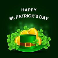 gradient design happy st patrick's day illustration vector