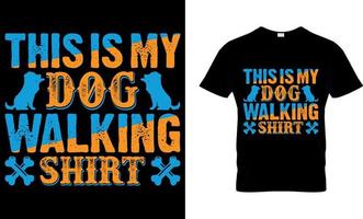 Dog lover vector and graphics t shirt design. this is my dog.