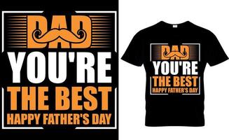 father t-shirt design vector