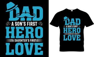 dad t-shirt design vector