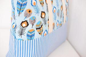beautiful patterned bag details as a background photo