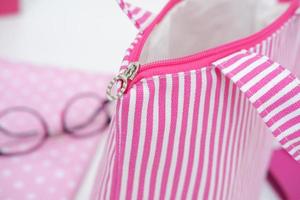 beautiful patterned bag details as a background photo