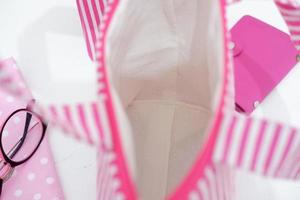 beautiful patterned bag details as a background photo