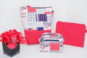 beautiful patterned bag as a background photo