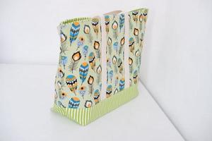 beautiful patterned bag as a background photo