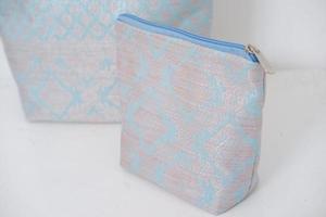 a beautiful and simple pouch as background photo