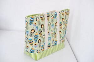 beautiful patterned bag as a background photo