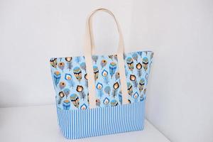 beautiful patterned bag as a background photo