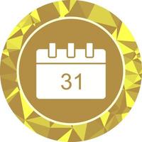 Unique Calendar Vector Icon