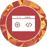 Unique Clean Code Vector Icon