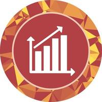 Rising Statistics Vector Icon