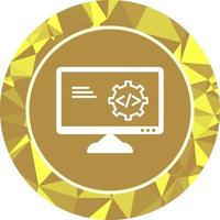 Unique Code Optimization Vector Icon