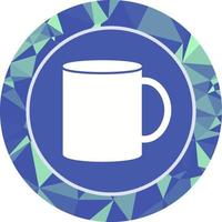 icono de vector de taza de café