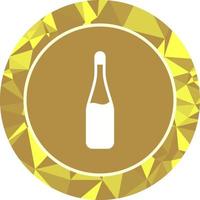 Champagne Bottle Vector Icon