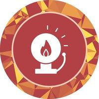 Unique Fire Alert Vector Icon