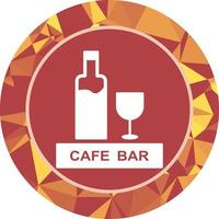 Unique Drinks Cafe Vector Icon