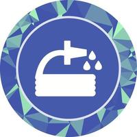 icono de vector de manguera de agua único