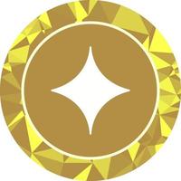 Unique Diamond Vector Icon