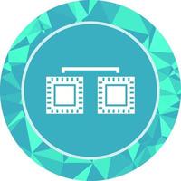 Unique Processors Connected Vector Icon