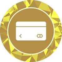 Unique Credit Card Vector Icon