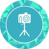 Unique Camera on Stand Vector Icon