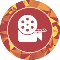 Unique Video Reel Vector Icon