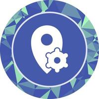 Location Settings Vector Icon